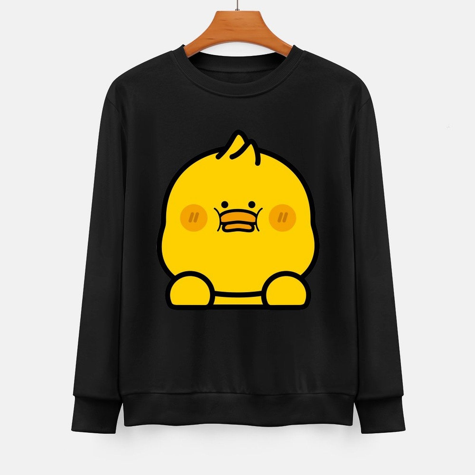 Front Patterned Long Sleeve TopActive Design-Your-Own